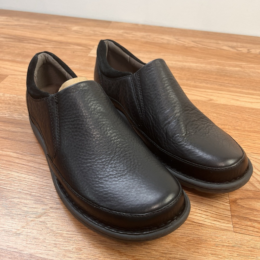 Born Black Leather Slip-on Loafer Driving Shoe Men's‎ Size 9
